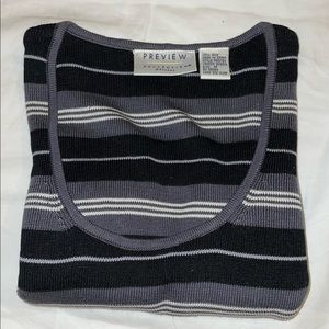 Preview collection striped vest